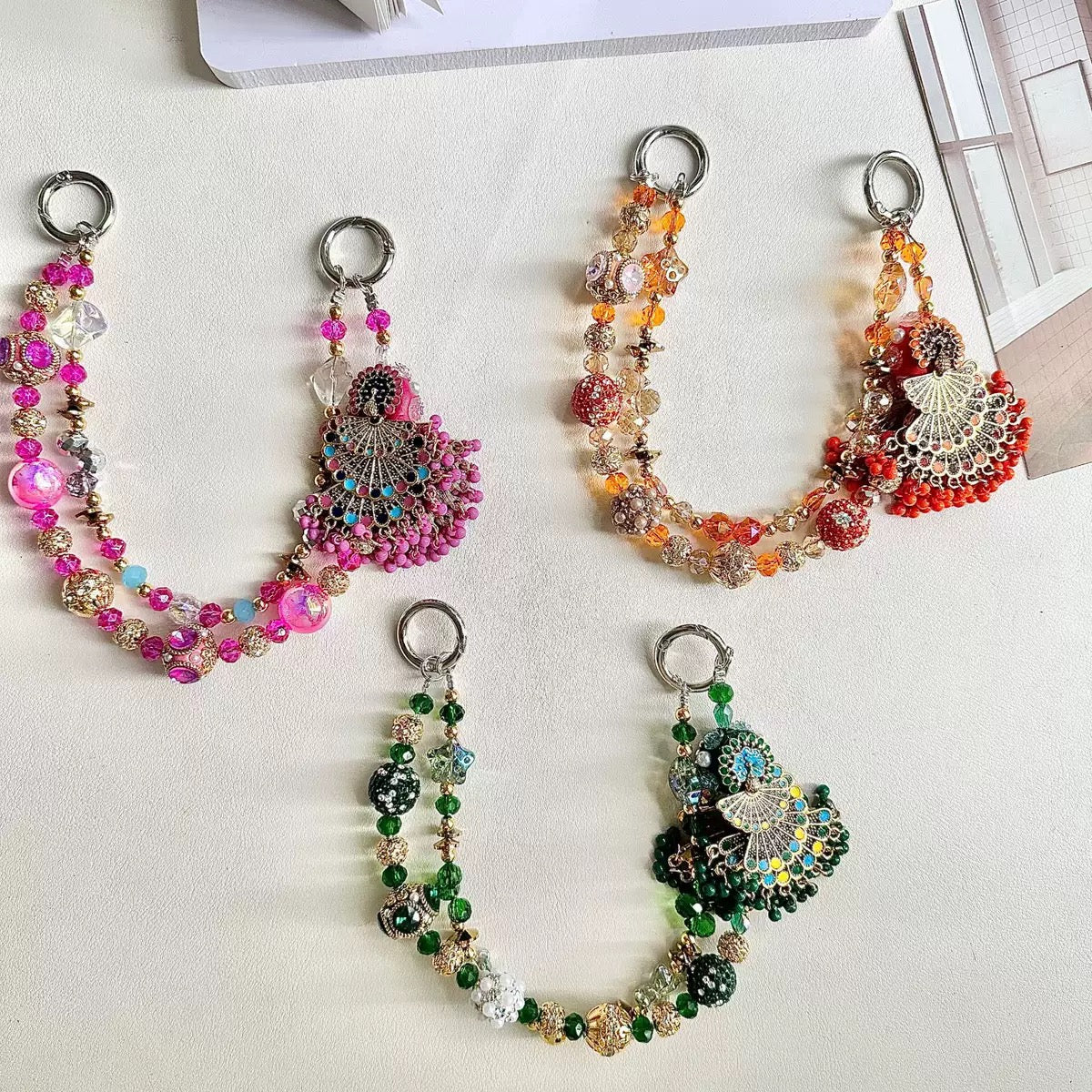 Premium & Exclusive Bags with Phone Charms & Keychains - Open in live
